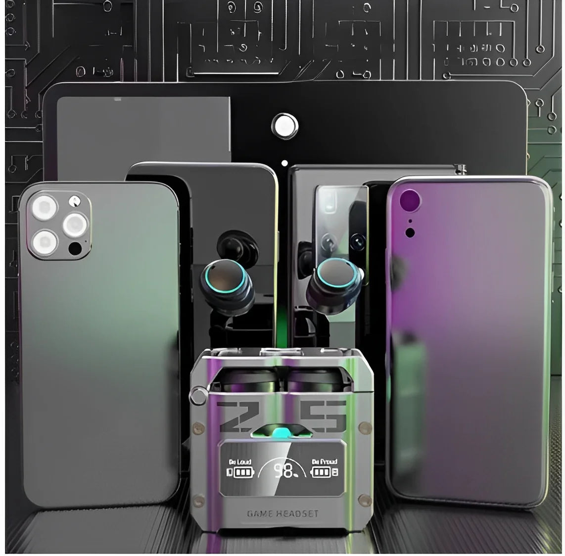 M25 TWS Bluetooth-Ohrhörer mit Touch-Steuerung und CVC8.0-Rauschunterdrückung