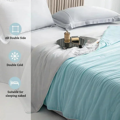 Arctic Drift – Dual-Sided Summer Comforter