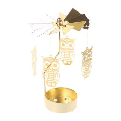 TwinkleTurn – Festive Rotating Candle Holder