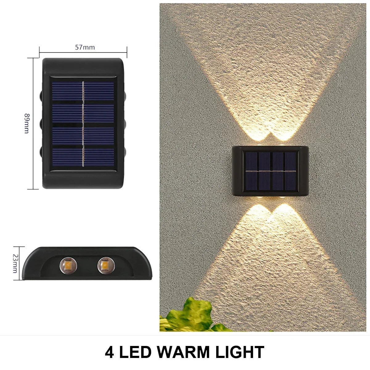 LumenRise – Waterproof Solar Wall Beam