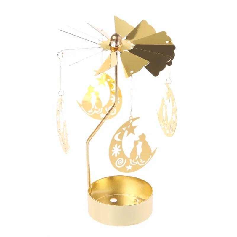 TwinkleTurn – Festive Rotating Candle Holder