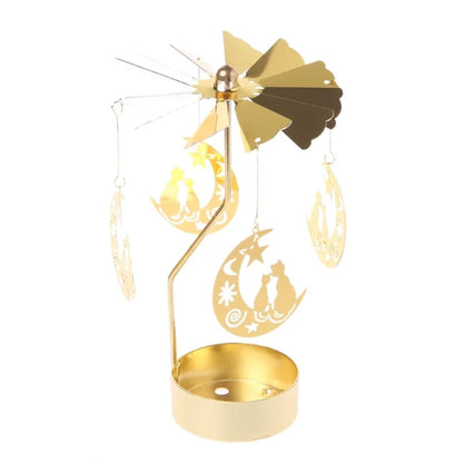 TwinkleTurn – Festive Rotating Candle Holder