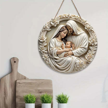 Sacred Hearth – Wooden Nativity Wall Art