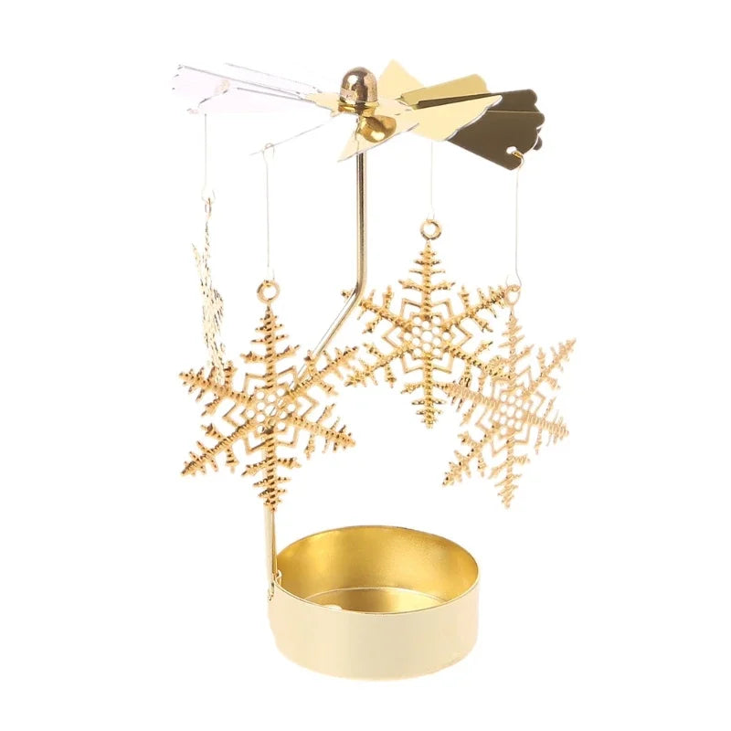 TwinkleTurn – Festive Rotating Candle Holder