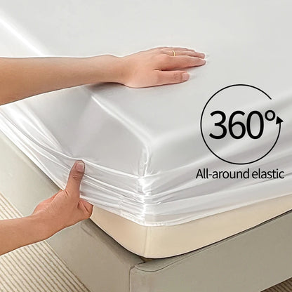 GlideLuxe – Satin Fit Bed Cover