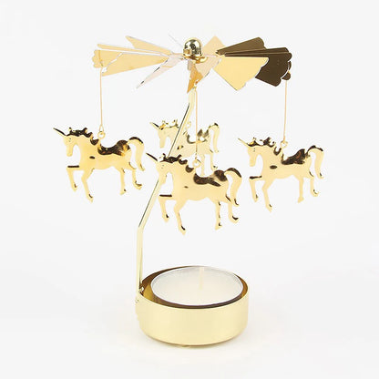 TwinkleTurn – Festive Rotating Candle Holder