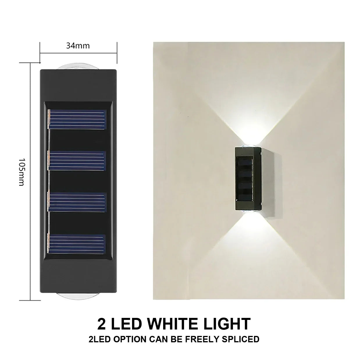 LumenRise – Waterproof Solar Wall Beam