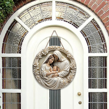 Sacred Hearth – Wooden Nativity Wall Art