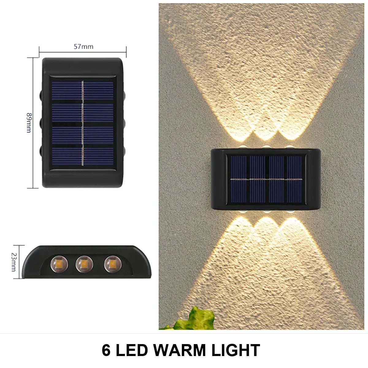 LumenRise – Waterproof Solar Wall Beam