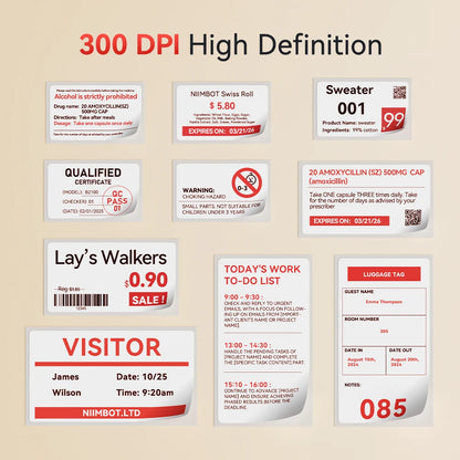 PrintMaster Edge 300 DPI – Smart Dual-Colour Labelle