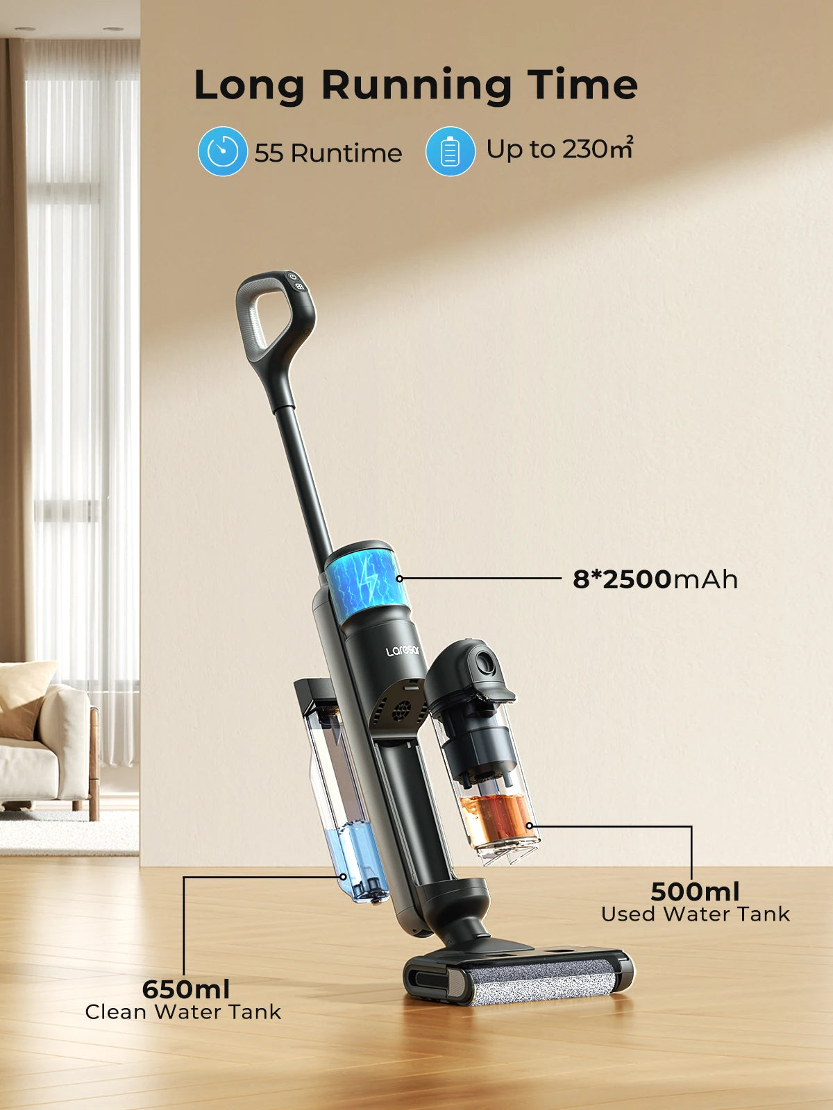 AquaSweep Pro – Smart Cordless Floor Washer M3