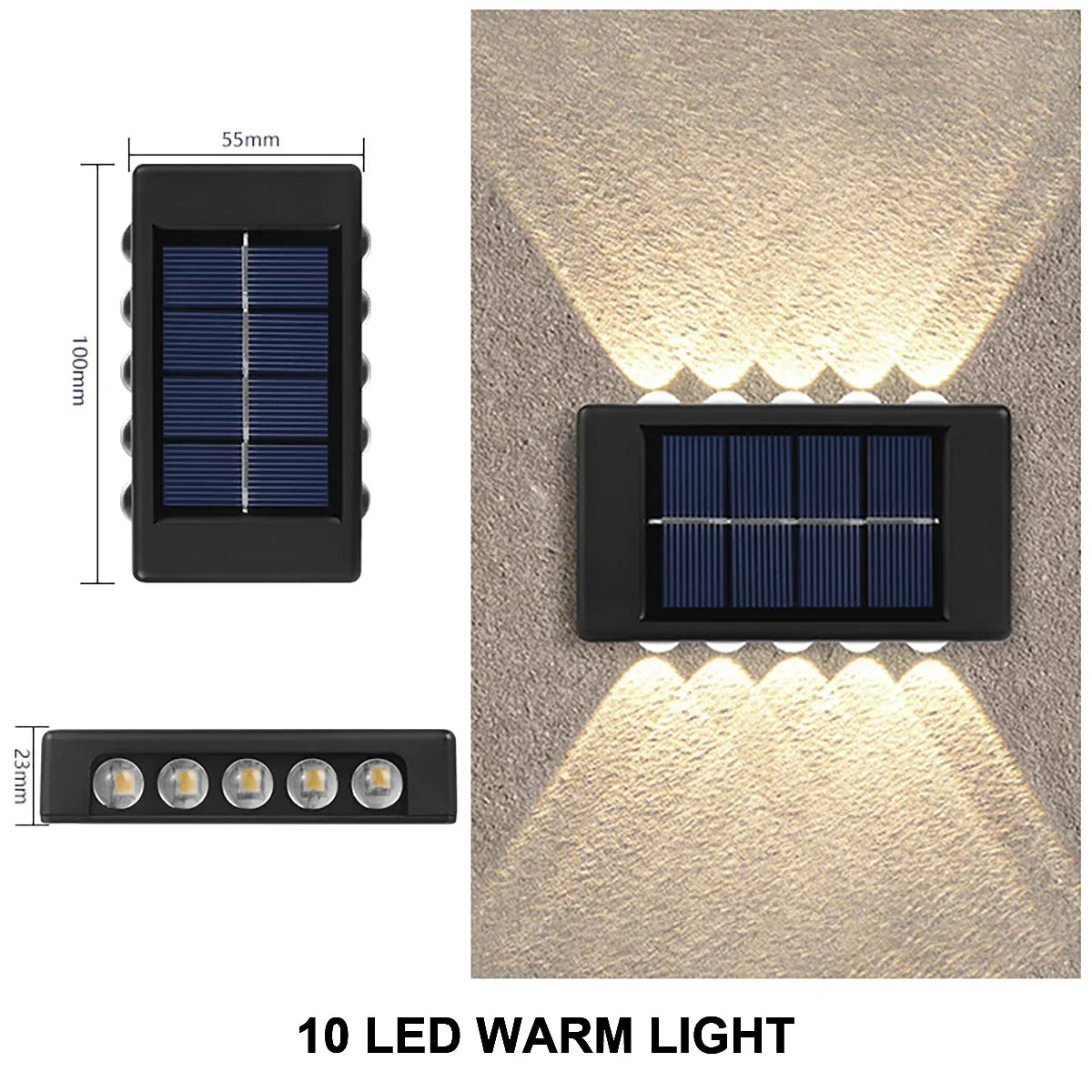 LumenRise – Waterproof Solar Wall Beam
