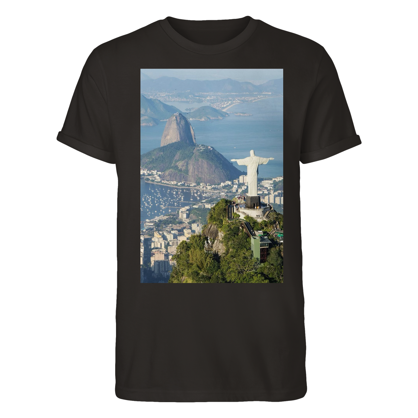 T-Shirt „Rio de Janeiro – Brasilien in Bildern“ - Roll-Up T-Shirt